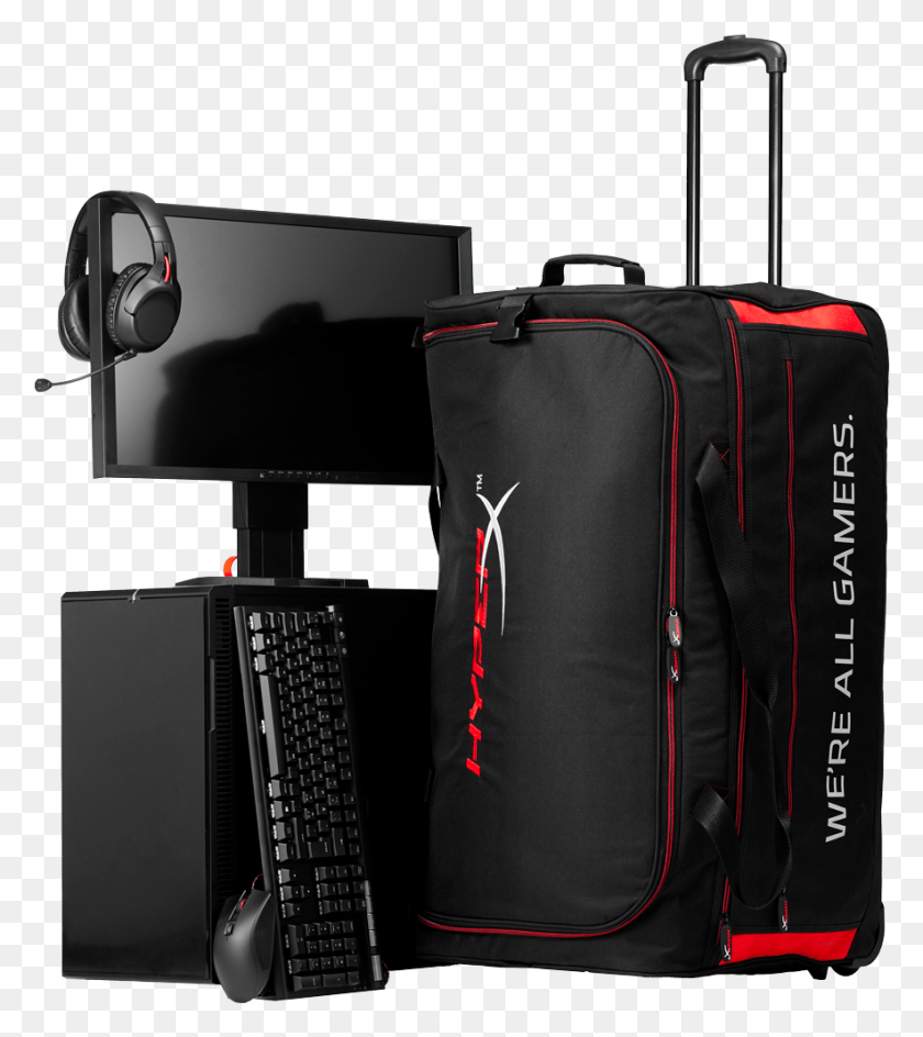 885x1004 Gaming Bag Baggage, Electronics, Pc, Computer HD PNG Download