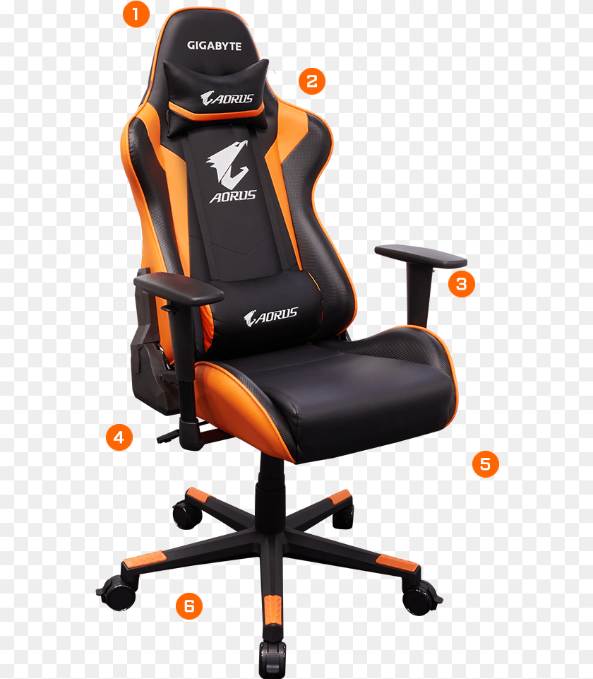 Gaming Chair, Cushion, Home Decor, Furniture, Headrest Clipart PNG