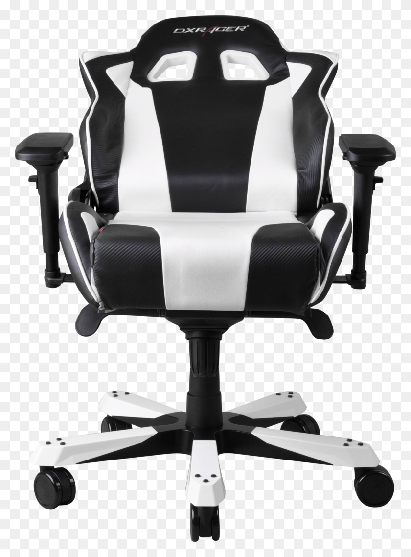 1384x1911 Gaming Chair Dxracer Dxracer King Alb, Furniture, Cushion, Armchair HD PNG Download