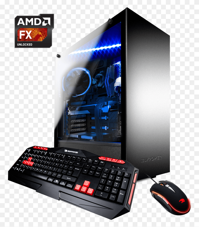 1661x1920 Gaming Desktop Pc Ibuypower Desktop, Computer Keyboard, Computer Hardware, Keyboard HD PNG Download