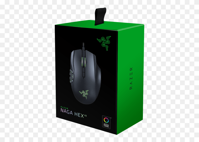 379x540 Gaming Mouse Razer Naga Hex V2 Multi Color Mobaaction Mouse Razer Abyssus, Hardware, Computer, Electronics HD PNG Download