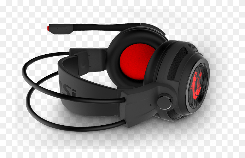 733x481 Gamning Headset Is Comfortable On Your Head And Msi Ds, Electronics, Headphones HD PNG Download
