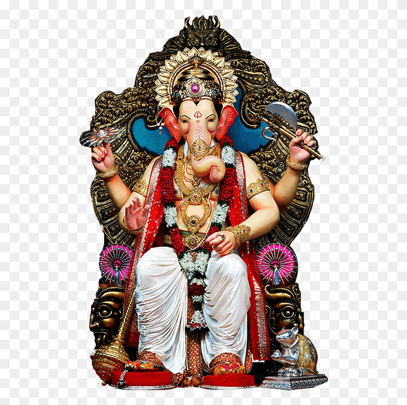 514x775 Descargar Png Ganesh Chaturthi Imagen De Fondo Imágenes De Ganpati, Collage, Cartel, Publicidad Hd Png