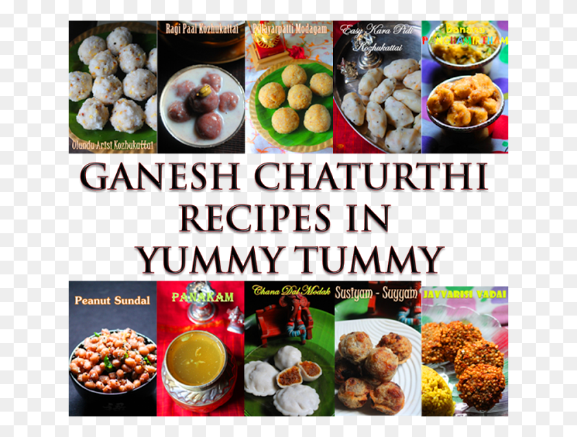640x577 Ganesh Chaturthi Recipes Vinayagar Chaturthi Recipes Fried Food, Menu, Text, Snack HD PNG Download