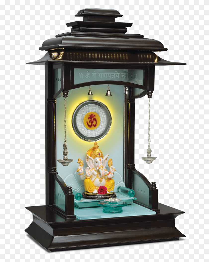 662x993 Ganesh Ji Handicrafts Home Temple Wooden Temple Pooja Pooja Ghar Kaisa Hona Chahiye, Architecture, Building, Altar HD PNG Download