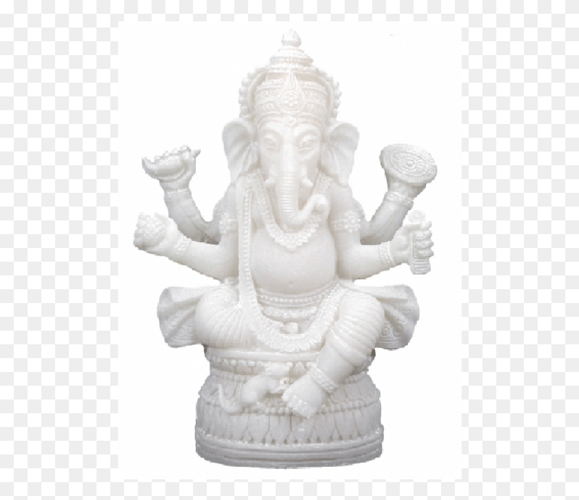 500x666 Ganesh Statue 17 Cm Ganesha, Figurine, Sculpture HD PNG Download