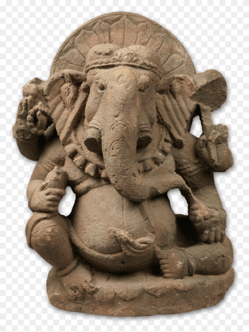 1133x1544 Ganesh Stone, Statue, Sculpture HD PNG Download