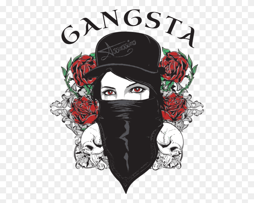 513x612 Gangsta Assassins Illustration, Graphics, Clothing HD PNG Download