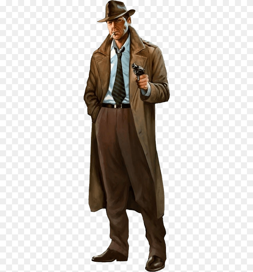 287x905 Gangster, Formal Wear, Clothing, Coat, Suit Sticker PNG