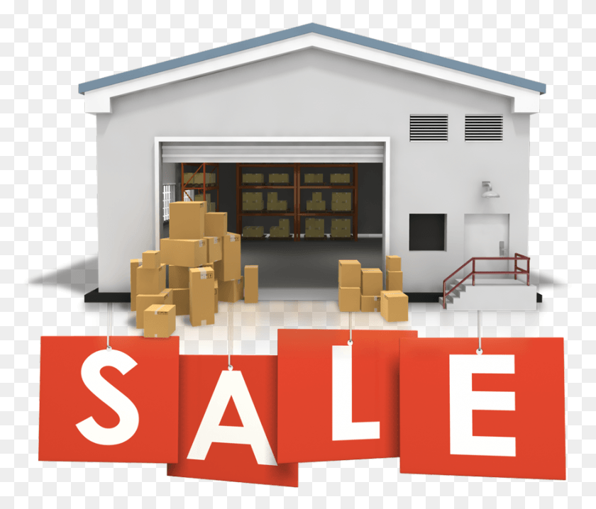 877x740 Garage Sale Warehouse Building Warehouse Clip Art, Housing, Nature, Outdoors HD PNG Download