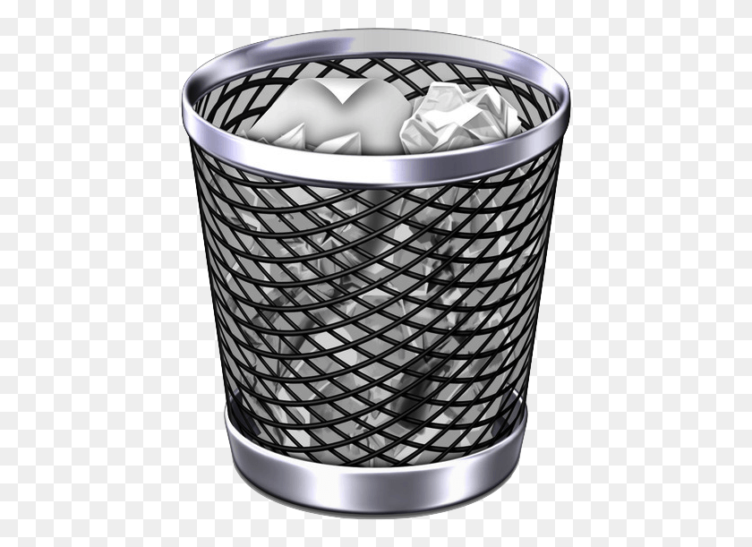 437x551 Garbage, Tin, Trash Can, Can HD PNG Download