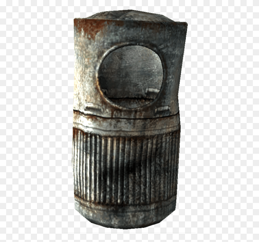 428x727 Garbage Can Fallout 3 Trash Can, Tin, Tree, Plant HD PNG Download