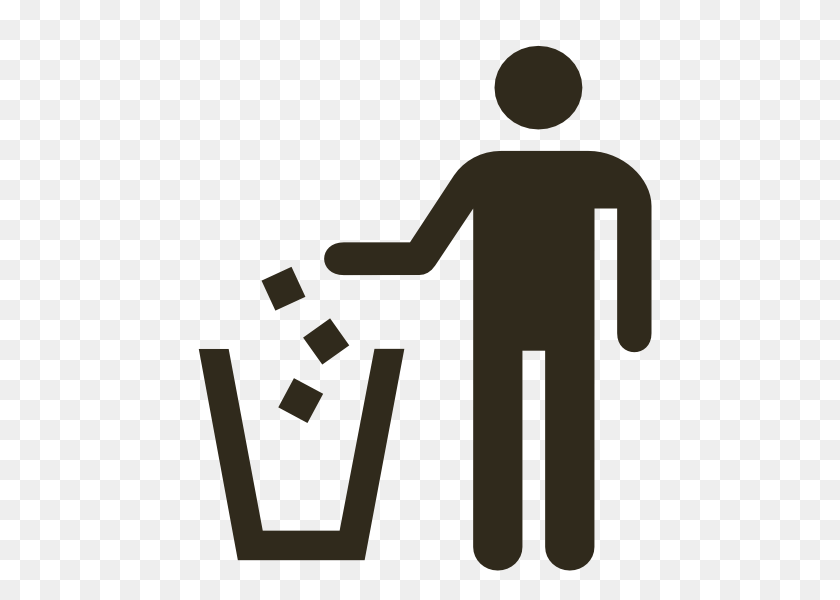 Garbage Can Icon Clip Art For Web, Stencil, Symbol PNG