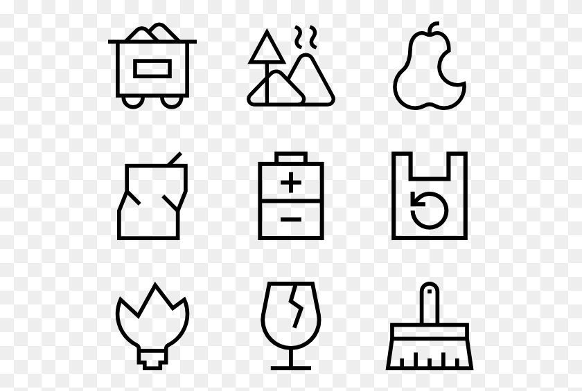 529x505 Garbage Manufacturing Icons, Gray, World Of Warcraft HD PNG Download