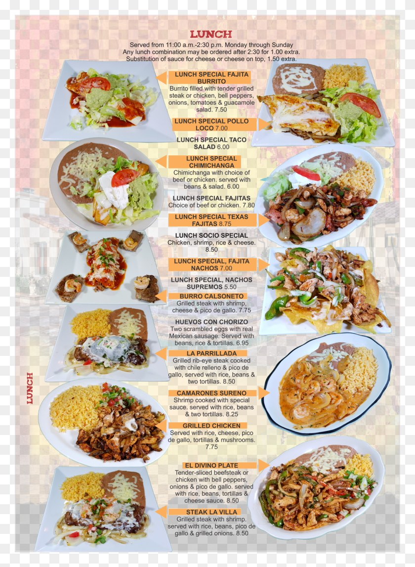 1148x1600 Garcia Mexican Restaurant, Text, Menu, Meal HD PNG Download