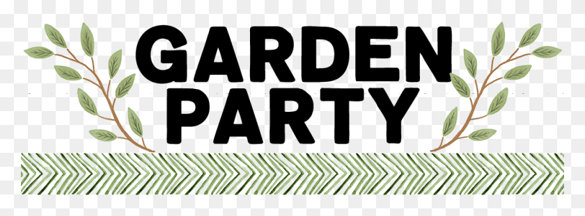 991x320 Garden Party Logo Garden Party, Rug, Fence, Road HD PNG Download
