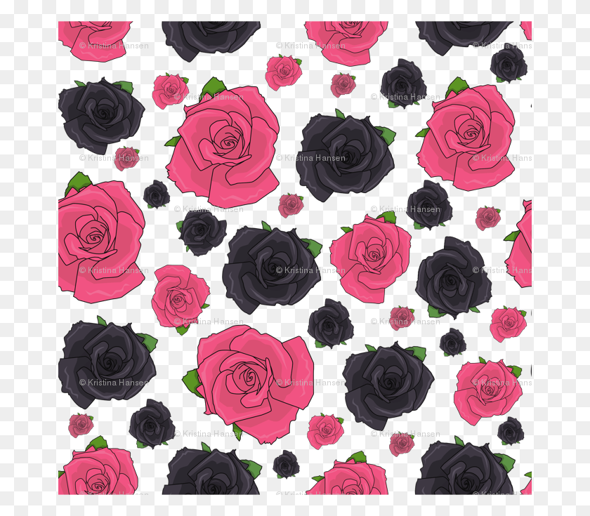 674x675 Garden Roses, Clothing, Apparel, Pattern HD PNG Download