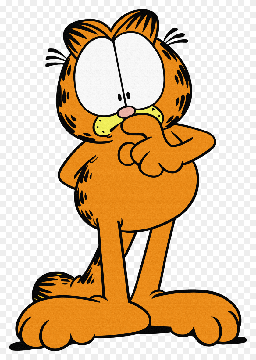1400x2011 Garfield Free Pic Garfield Clipart, Text, Poster, Advertisement HD PNG Download