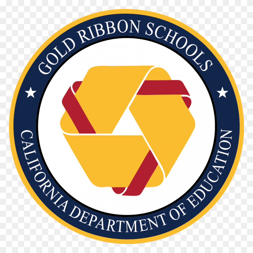 900x900 Garfield Recognized As A California Gold Ribbon School California Gold Ribbon School, Logo, Symbol, Trademark HD PNG Download