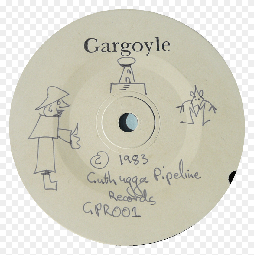 1245x1251 Gargoyle Guthugga Pipeline Records Gpr001 Dew Mitch Lp, Disk, Dvd, Text HD PNG Download