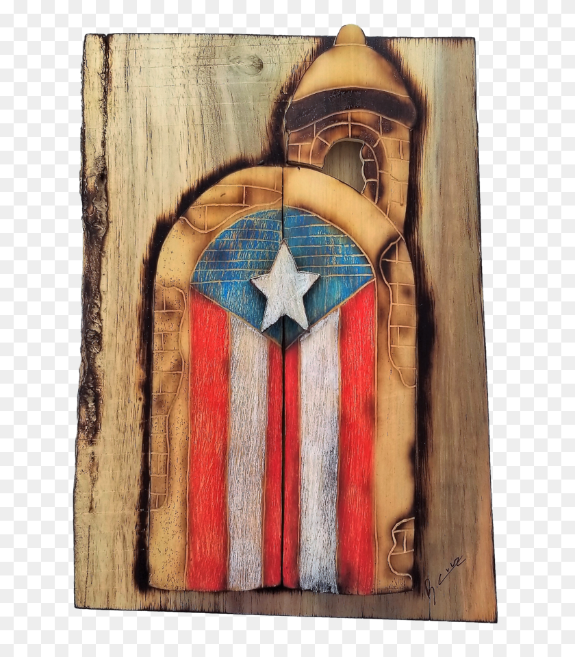 632x899 Garita Con La Bandera De Puerto Rico, Building, Symbol, Architecture HD PNG Download