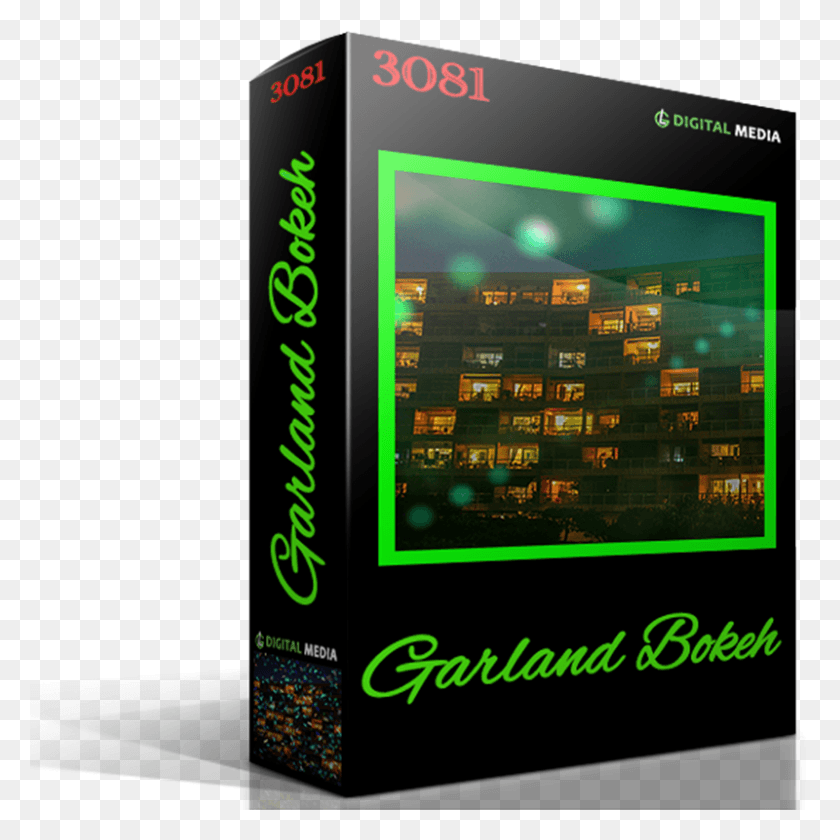 800x800 Garland Bokeh Overlay Electronics, Monitor, Screen, Display HD PNG Download