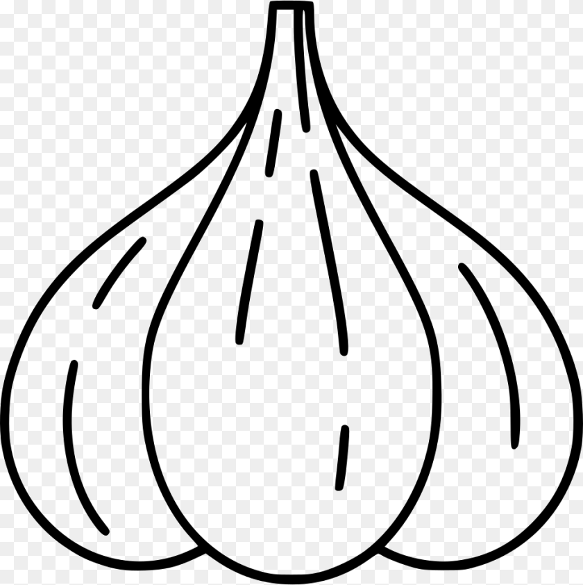 980x982 Garlic Icon Food, Produce, Stencil, Fruit Clipart PNG