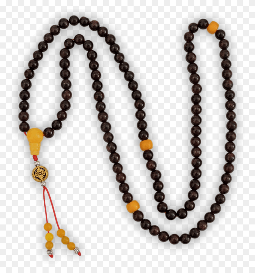 1189x1281 Garnet 108 Mala With Amber Spacers, Bead Necklace, Bead, Jewelry HD PNG Download