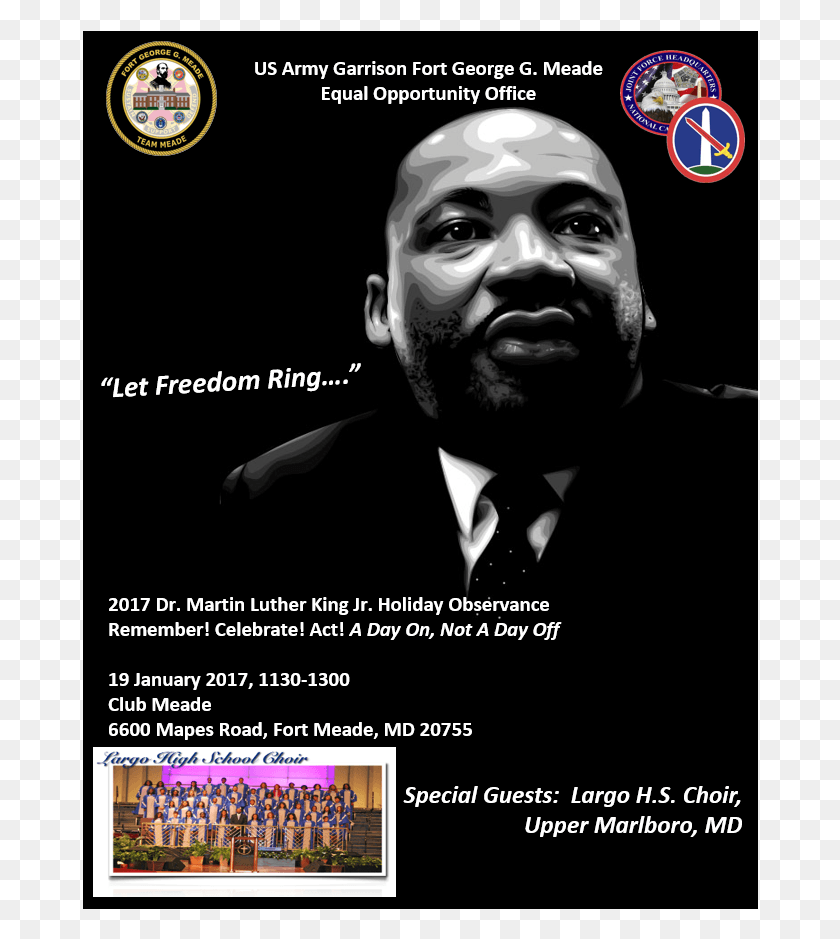676x879 Garrison To Celebrate Mlk Day With Volunteerism Musical Martin Luther King Jr, Poster, Advertisement, Flyer HD PNG Download