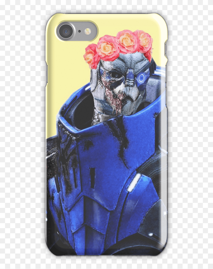 527x1001 Garrus Vakarian Flower Crown Iphone 7 Snap Case Mass Effect Garrus Poster, Clothing, Apparel, Helmet HD PNG Download