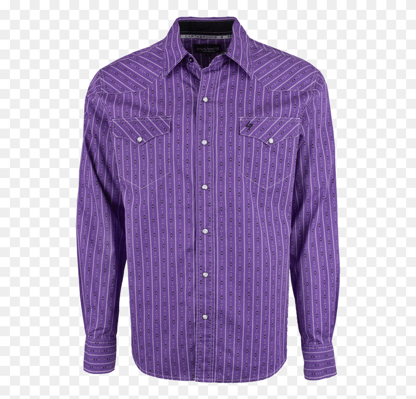 541x747 Garth Brooks Sevens By Cinch Purple Printed Stripe Cinch Garth Brooks Shirts, Clothing, Apparel, Shirt HD PNG Download