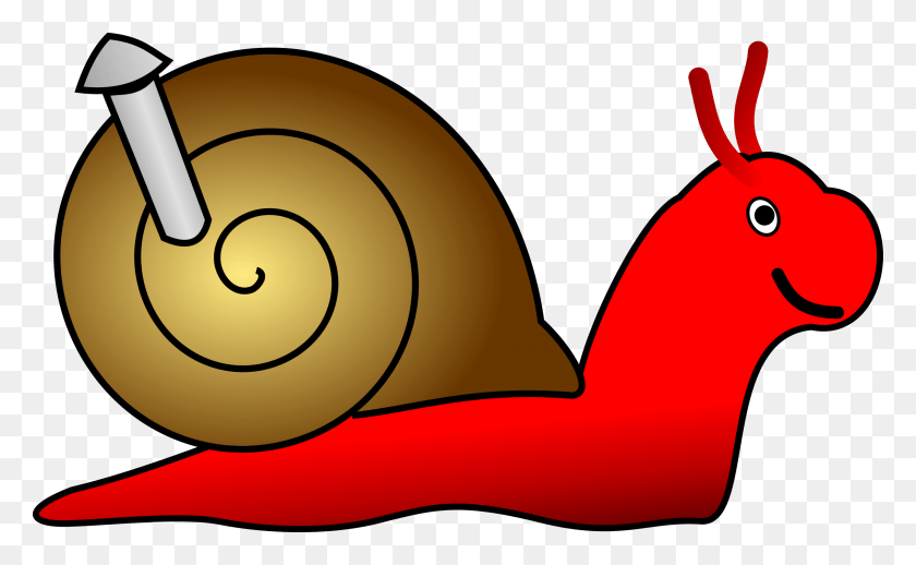 2400x1411 Gary The Snail Clipart Clip Art Of 4 Clipartwork Golubella Cartoon, Invertebrate, Animal HD PNG Download