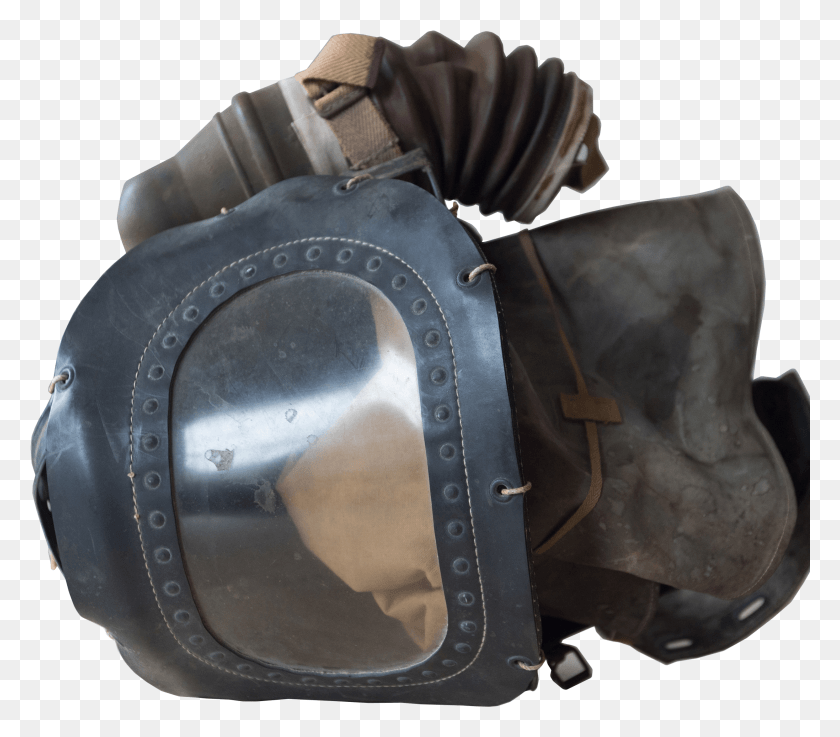 2486x2159 Gas Mask Front Leather HD PNG Download
