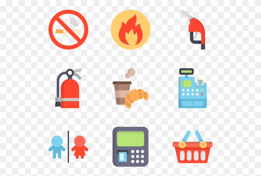 529x505 Gas Station Gas Pump Icon Free, Text, Electronics, Penguin HD PNG Download