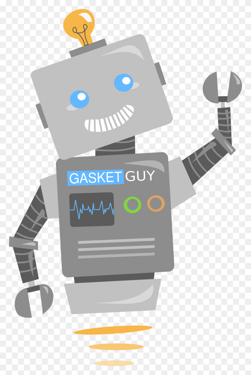 934x1432 Gasket Guy, Robot HD PNG Download
