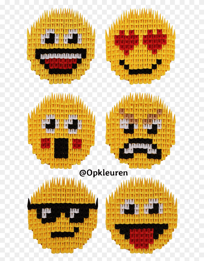 624x1015 Descargar Png Emoji Gasp Origami De Emoji, Graphics, Patrón Hd Png
