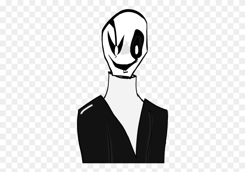 315x532 Gaster, Stencil, Person, Human HD PNG Download