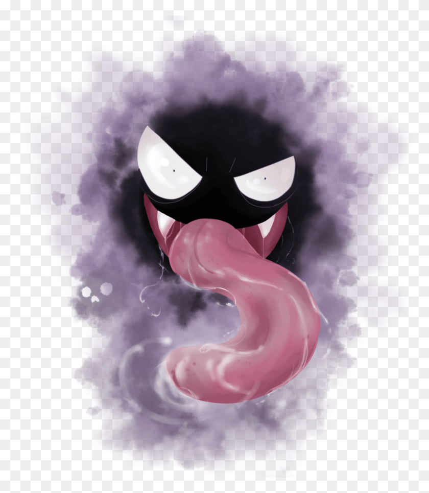 3501x4061 Gastly Used Lick By Thefredricus HD PNG Download
