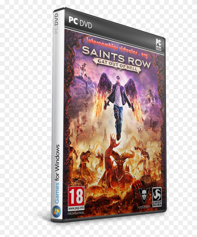 620x950 Descargar Png Gat Out Of Hell Multilenguaje Pc Juego Saint Row Hell Xbox, Cartel, Anuncio, Persona Hd Png
