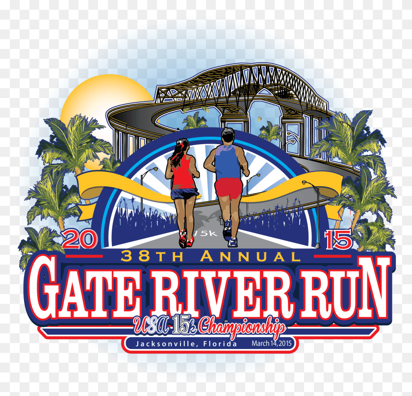 1889x1813 Gate River Run Art Sample By Get39n Graphic Design Poster, Person, Human, Advertisement HD PNG Download