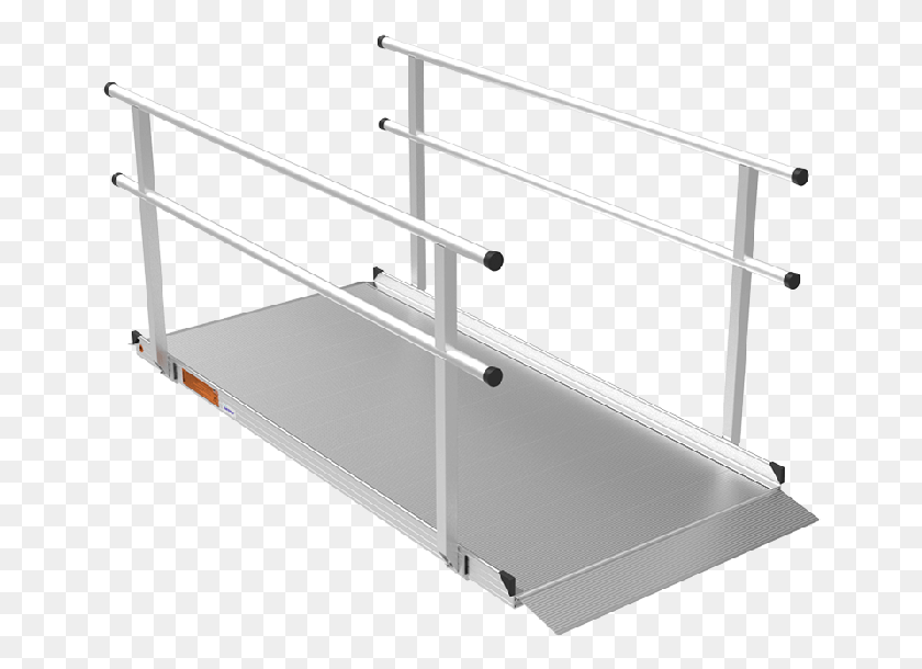 656x550 Gateway Solid Surface Ramp With Handrails Ramp Portable, Machine, Handrail, Banister HD PNG Download