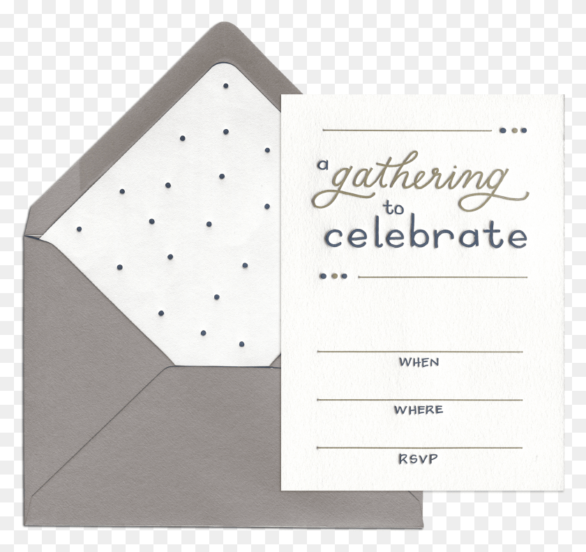 1926x1807 Gathering To Celebrate Fill In Invitation Paper, Envelope, Mail, Postcard HD PNG Download