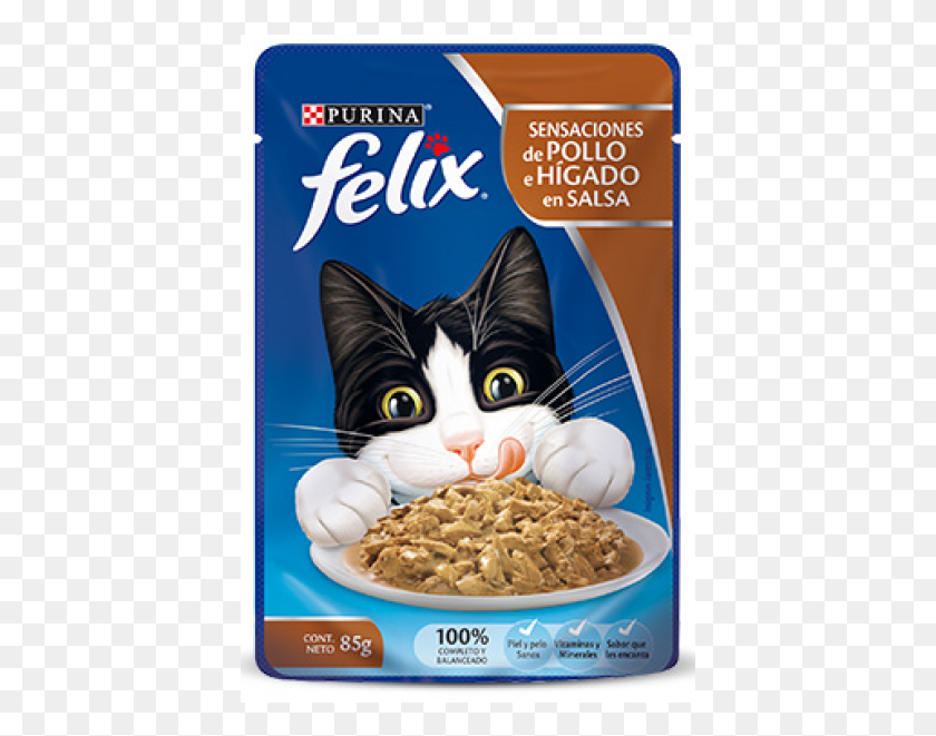 409x601 Gato Felix Comida Para Gatos, Advertisement, Poster, Flyer HD PNG Download
