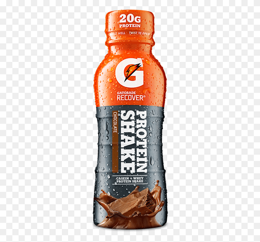 252x722 Descargar Png Gatorade Sports Fuel Protein Shake Gatorade Protein Shake, Botella, Soda, Bebida Hd Png