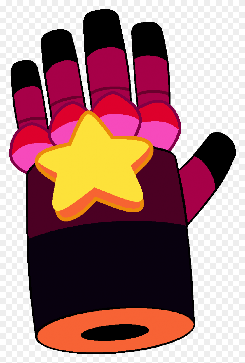 792x1201 Gauntlets Steven Universe Steven Universe Garnet39s Gauntlets, Star Symbol, Symbol, Hand HD PNG Download