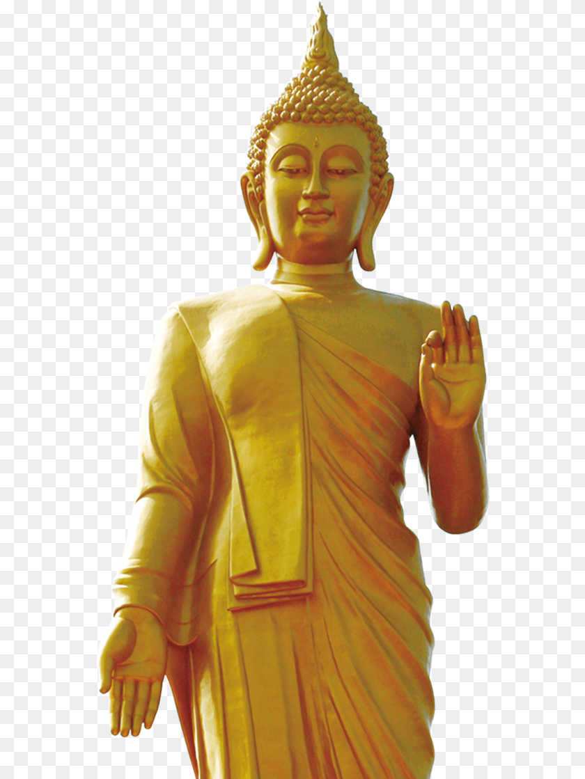 Gautam Buddha Standing Statue, Adult, Art, Female, Person Clipart PNG