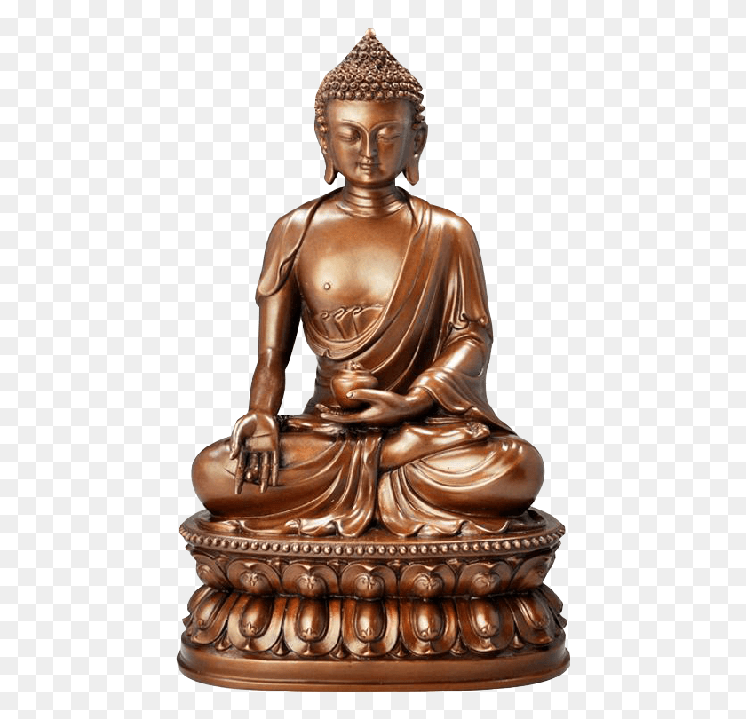 445x750 Гаутама Будда Бронзовая Статуя Будды, Поклонение, Человек Hd Png Скачать