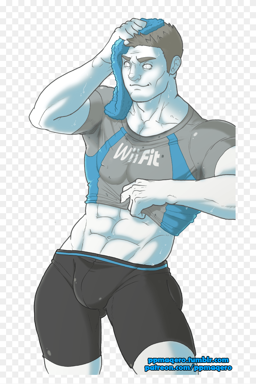 706x1201 Gay Male Wii Fit Trainer, Clothing, Apparel, Hand Descargar Hd Png
