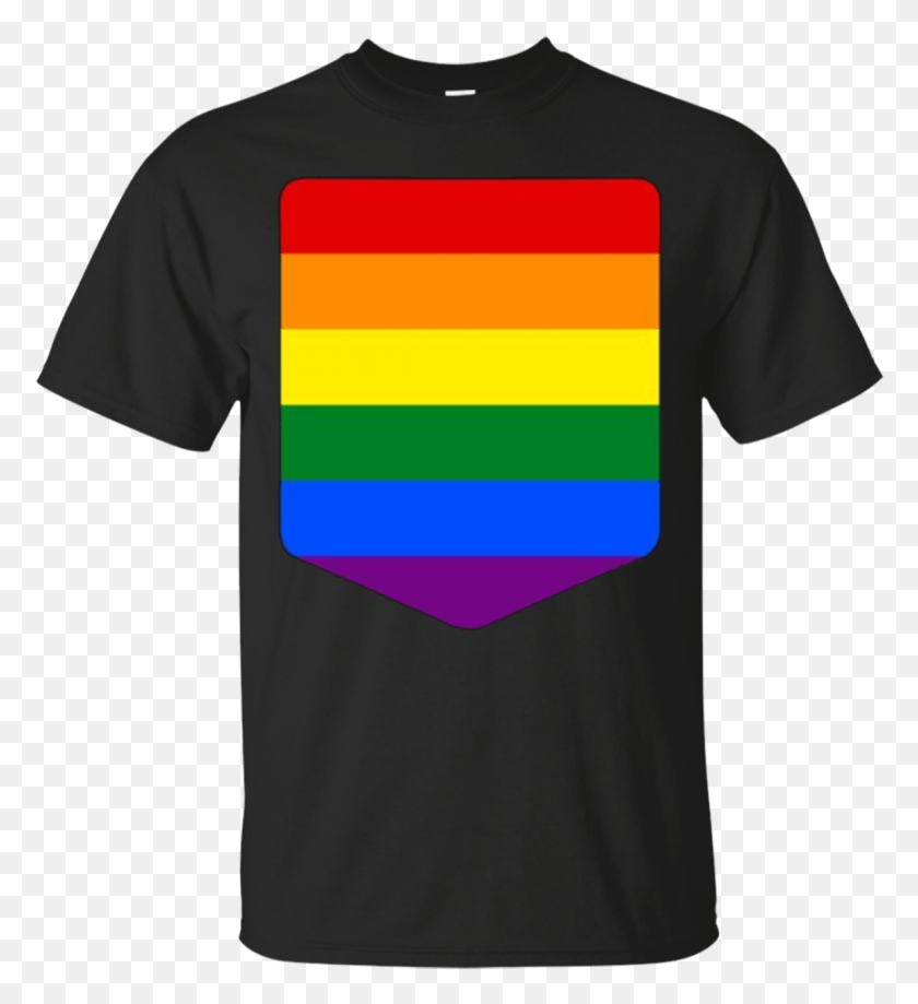 1154x1272 Gay Pride Flag Shirt Lgbt Pride Pocket Print Peppa Pig Thrasher Shirt, Clothing, Apparel, T-shirt HD PNG Download