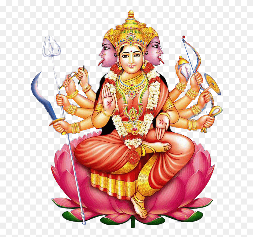 638x728 Descargar Png Gayatri Mata Lord Gayatri Devi, Persona, Humano, Emblema Hd Png